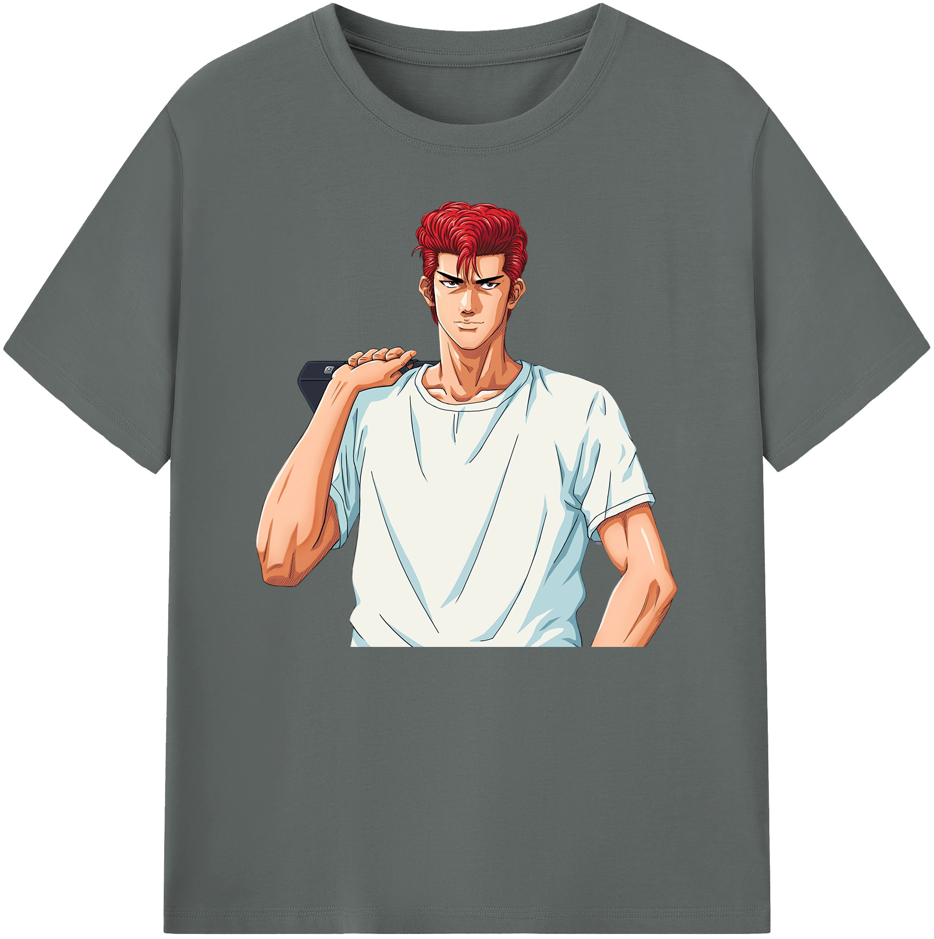 （画像用） SLAM DUNK／スラムダンク 綿100％ メンズ半袖Tシャツ｜肌触りやわらか＆通気性